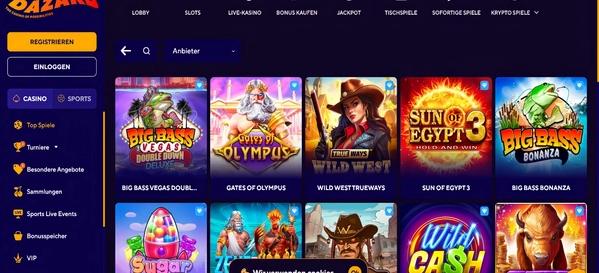 Dazard Casino Slots Desktop